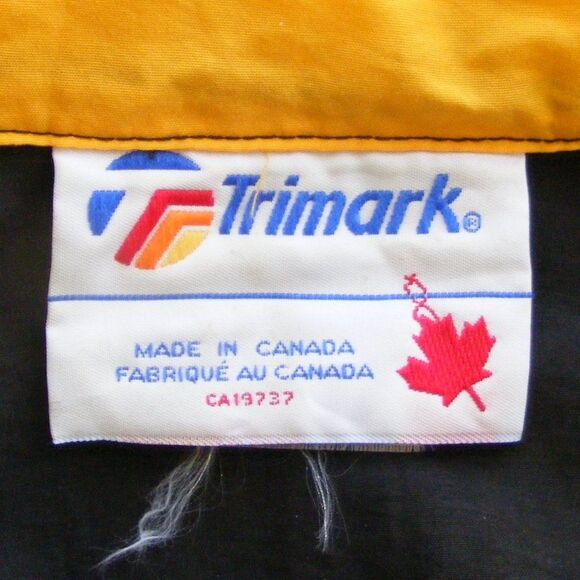 Vintage OTTAWA VALLEY AAA HOCKEY Hornets Jacket, L, #49, Black/Yellow, AAA - Picture 11 of 12